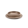 Dishes to Dishes - Grès Soup plate ceramic beige / Low - Ø 20.5 x H 4.8 cm - valerie objects