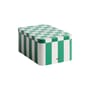 Vorratsdose Tin Small metall grün / 17 x 11 x H 7,3 cm - Hay