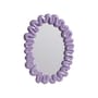 Dribble Wall mirror plastic material purple / 41.5 x 29.5 cm - Polyresin - & klevering