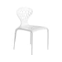 Chaise empilable Supernatural plastique blanc / Ross Lovegrove, 2005 - Moroso
