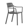 Fauteuil empilable Cassia gris - NARDI