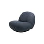 Fauteuil rembourré Pacha tissu bleu / Pierre Paulin - Réédition 1975 - Gubi