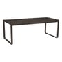 Tavolo rettangolare Bellevie metallo marrone / 196 x 90 cm - da 8 a 10 persone - Fermob