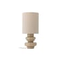 Tischleuchte Fabiola glas beige / H 51 cm - Bloomingville