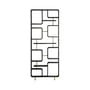 Cloison Claustra bois noir / L 90 x H 240 cm - Exclusivité - RED Edition
