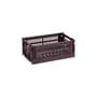 Panier Colour Crate plastique rouge Small / 17 x 26,5 cm - Recyclé - Hay