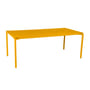 rechteckiger Tisch Calvi metall gelb / 195 x 95 cm - 10 bis 12 Personen - Fermob
