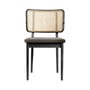 Sedia Cannage fibre legno nero / Tessuto - RED Edition
