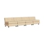 Canapé modulable Amanta / 4 places - L 317 cm / Réédition 1966, Mario Bellini - Hay
