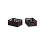 Colour Crate MINI Basket plastic material red / Set of 2 baskets - Hay