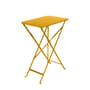 Klapptisch Bistro metall gelb / 57 x 37 cm - Stahl / 2 Personen - Fermob