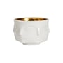 Muse Votive Candle holder ceramic white gold / Bowl - Jonathan Adler