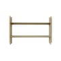 Console basse Lager métal beige / L 77 x P 28 x H 50 cm - Ferm Living