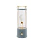Lampe extérieur sans fil rechargeable The Muse métal bleu / IP44 - Verre - TALA
