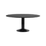 Midst Round table plastic material black / Ø 160 cm - Linoleum - Muuto