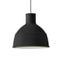 Suspension Unfold noir / Silicone - Ø 32,5 x H 29,5 cm - Muuto