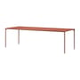 Table rectangulaire Novo métal orange / 240 x 90 cm - AYTM