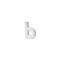 Hector B Vase ceramic white / W 13 x H 19 cm - BROSTE COPENHAGEN