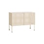 Buffet Perforated Cabinet Small métal blanc / L 89 x H 66,5 cm - Hay