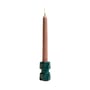 Colonna Petit Candle stick ceramic blue / H 7.5 cm - Maison Sarah Lavoine