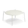 Couchtisch Rio R50 metall weiß / Ø 104 cm - Metall - Emu