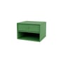 Comodino da parete Dash legno verde / Consol - L 35,4 x P 30 x H 24 cm - MONTANA