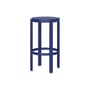 Doon High stool metal blue / H 65 cm - NOO.MA