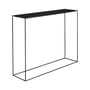 Konsole Slim Irony metall schwarz / L 124 cm - Zeus