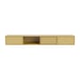 Meuble TV suspendu Octave VII bois jaune / L 183,6 x P 30 x H 24 cm - MONTANA