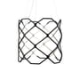 Titia LED Pendant plastic material black / Ø 70 x H 60 cm - Nemo