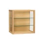 Rangement mural Poetic Small / Vitrine - 40 x 40 cm / Avec porte - HÜBSCH