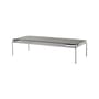 Table basse Sett LN12 verre noir / 140 x 60 x H 34 cm - &tradition