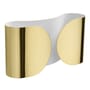 Foglio Wall light gold metal / Metal - L 37 cm - Flos