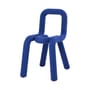Chaise rembourrée Bold tissu bleu - Moustache