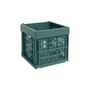 Korb Colour Crate Cube plastikmaterial grün / 29,5 x 29,5 x H 29 cm - Recycelt - Hay