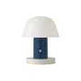 Lampe sans fil rechargeable Setago  JH27 plastique bleu / by Jaime Hayon - &tradition