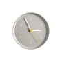 Orologio murale  materiale plastico grigio / Jasper Morrison, 2008 - Riciclato - Hay