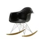 Schaukelstuhl RE RAR - Eames Plastic Armchair plastikmaterial schwarz / (1950) - Recycelt - Vitra