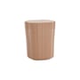 Tavolino d'appoggio Corteza materiale plastico beige / 36 x 38 x H 48 cm - Kartell