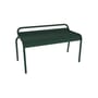 Banc empilable Luxembourg métal vert / Compact - 2 places / L 90 cm - Fermob