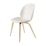 Chaise Beetle plastique blanc / Pieds chêne - Gubi