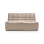 Divano destro N701 tessuto beige / L 140 cm - Tessuto - Ethnicraft