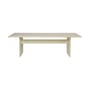 Rink Large Rectangular table wood beige / 240 x 90 cm - Ferm Living