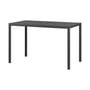 Table rectangulaire Piave noir / 120 x 70 cm - Stratifié texturé - NARDI