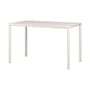 Table rectangulaire Piave blanc / 120 x 70 cm - Stratifié texturé - NARDI