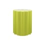 Tabouret Colonna plastique vert / H 46 x Ø 34,5 cm - By Ettore Sottsass - Kartell
