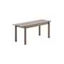 Banc Linear métal beige / L 110 cm - Muuto