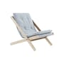 Poltrona imbottita Boogie legno blu - KARUP DESIGN