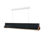 Respiro LED Pendant metal black gold / L 120 cm - Aluminium - DCW éditions