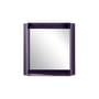 Specchio murale Coves ceramica viola / Con ripiano - 60 x 60 cm - Magis